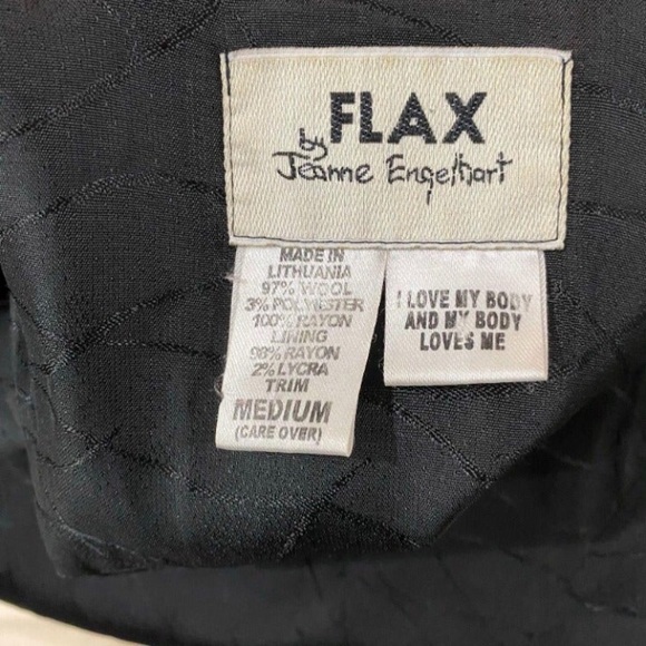 Vintage FLAX Jeanne Engelhart Long Wool - Picture 9 of 9